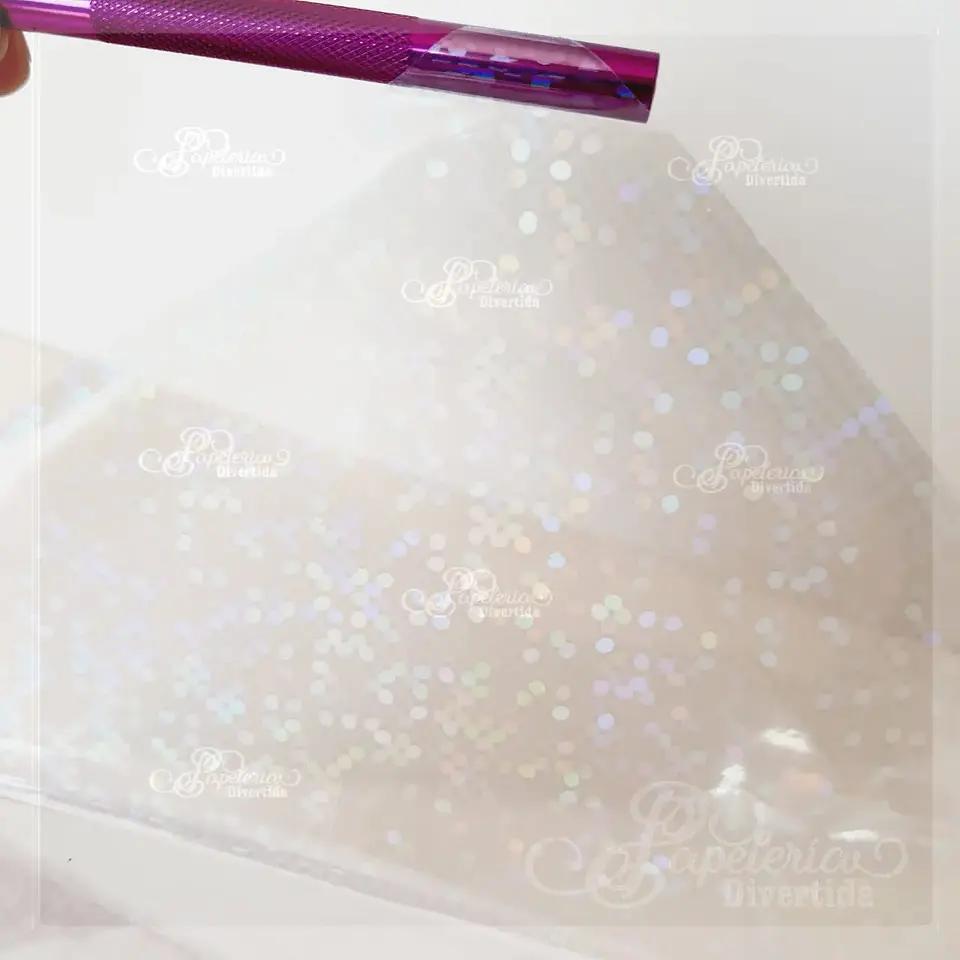 Rollo Laminado Térmico Holográfico Rollo 33cm x 150mts  3
