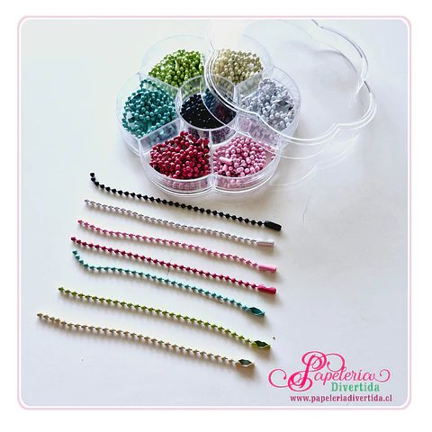 Cadenas de bolitas 100 unidades