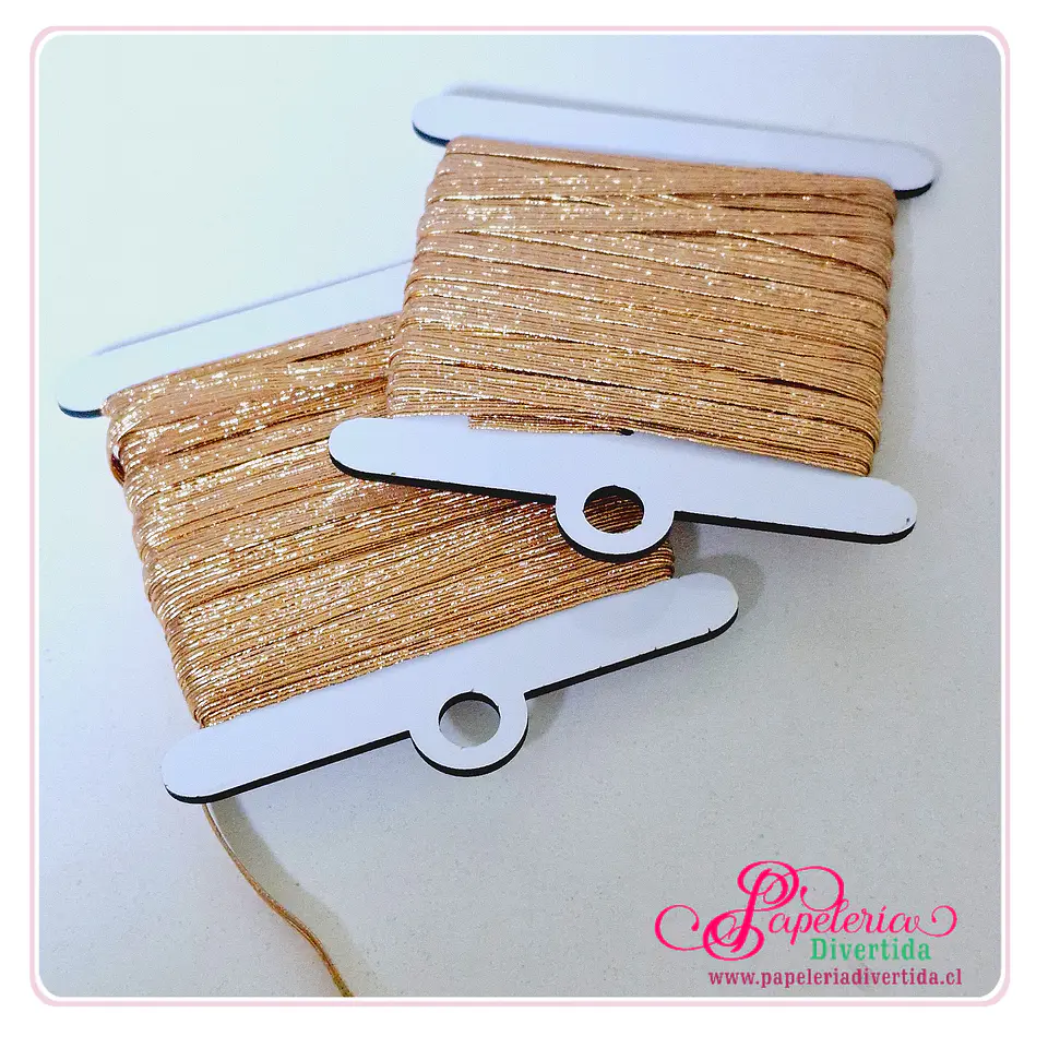 Elástico plano 6mm plano Glitter 10