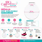 Medallas de MDF Glossy Cristal  sublimable de 3mm de espesor - Miniatura 2