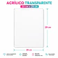Acrílico 20x29cm 3mm para Planner Board o Pizarras - Miniatura 1