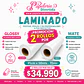 Pack 2 Laminados Glossy/mate Rollo 31cm x 50mts - Miniatura 1