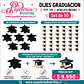 Set 50 Figuras graduacion con DTF UV - Miniatura 2
