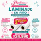 Pack 2 Laminados en Frío Glossy/mate Rollo 31cm x 50mts - Miniatura 1