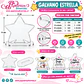 Galvano Tipo estrella 11cm alto - Miniatura 2