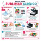 Pack 100 circulos acrilico blanco 5cm + argollas niquel - Miniatura 2