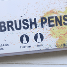 Dual Tip Brush Pen, 48 colores