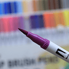 Dual Tip Brush Pen, 48 colores