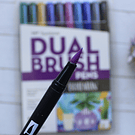 Set dual brush pen Bohemian