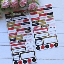 Stickers Planner diseños Románticos