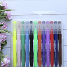 Dual Tip Brush Pen, 12 colores