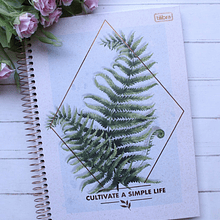 Cuaderno Diseño Top Naturalis, Tres Materias 120 Hojas