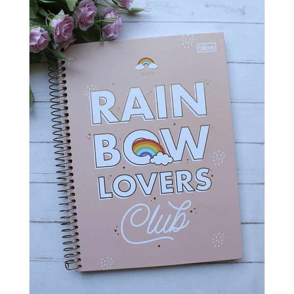 Cuaderno Diseño Top Rainbow, Una Materia 100 Hojas
