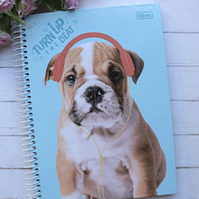 Cuaderno Diseño Top Hug Me, Tres Materias 120 Hojas