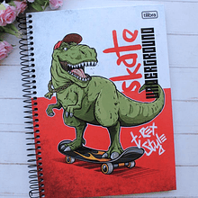 Cuaderno Diseño Raptor, Tres Materias 120 Hojas