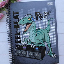 Cuaderno Diseño Raptor, Tres Materias 120 Hojas