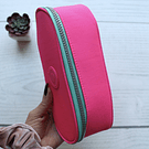 Estuche Duobox, Fucsia Flúor/ Verde agua