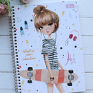 Cuaderno Diseño Hi Girl, Una Materia 100 Hojas