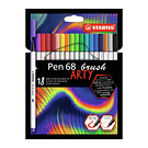 Stabilo Pen 68 Brush,  By Arty 18 Colores