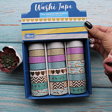 Washi Tape glitter y Foild 