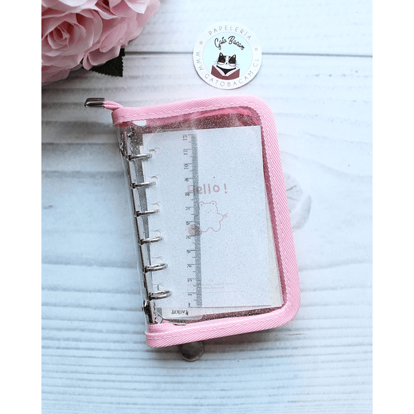Mini binder con cierre Tamaño A7