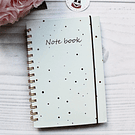 Libreta tamaño A5, cuadriculado diseño Note book