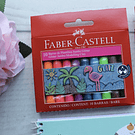 Plastilina Glitter x 10 colores Faber Castell