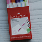 Set Boligrafos Tri lux 5 colores Faber Castell