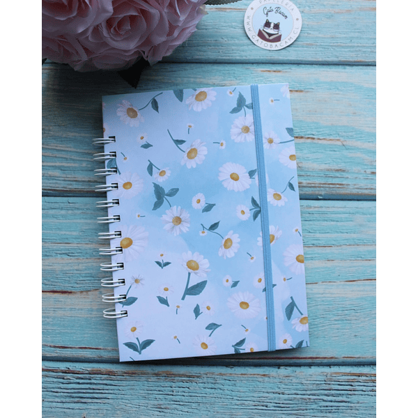 Cuaderno diseño margarita by Cami Morgado 