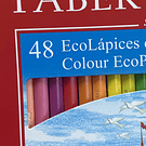 48 Ecolapices de colores + Sacapuntas