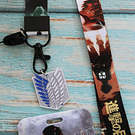 Porta tarjeta + Lanyard Shingeki no kyojin