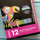 LAPICES 12 COLORES PASTEL JUNIOR PRISMACOLOR