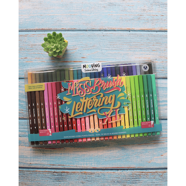 Miss Brush Lettering XL, 60 colores