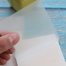 Notas adhesivas transparentes