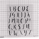 Set sellos de silicona diseño alfabeto