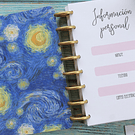 Promoción cuaderno de discos diseño Van Gogh, by Chica Percebe