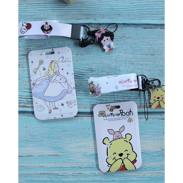 Portacredencial + Lanyard diseño Disney