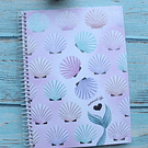 Cuaderno Diseño Sirena, Tres Materias 120 Hojas