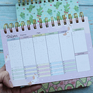 Planner diseño semanal sin fecha