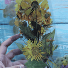 Mega stickers transparente diseño floral