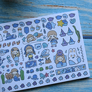 Libro de stickers diseño Cute