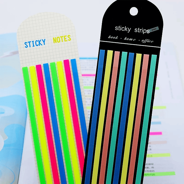 Sticky Notes Largos colores Pasteles