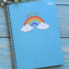 Cuaderno diseño Top Rainbow, 3 materias 120 hojas