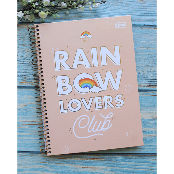 Cuaderno diseño Top Rainbow, 3 materias 120 hojas