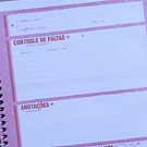 Cuaderno diseño Love Pink, Cuatro Materias 160 hojas