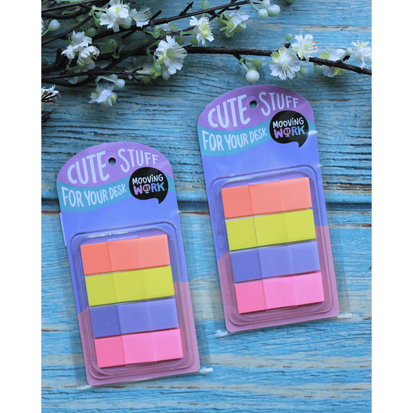 Sticky Flags 4 colores banderitas Mooving 