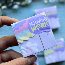 Mini taco sticky Notes 250 hojas pastel Mooving 