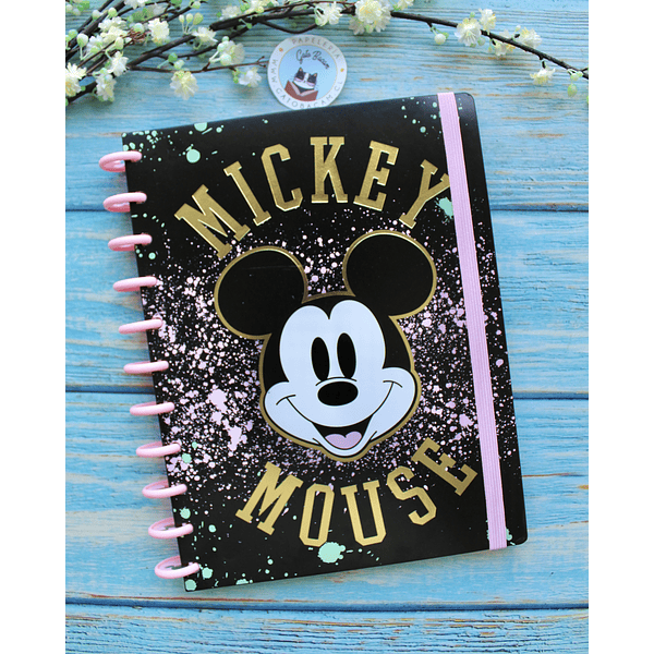 Cuaderno con Discos Mickey Mouse Mooving Loop