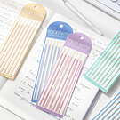 Sticky notes transparentes con linea