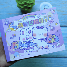 Libro de stickers diseños kawaii